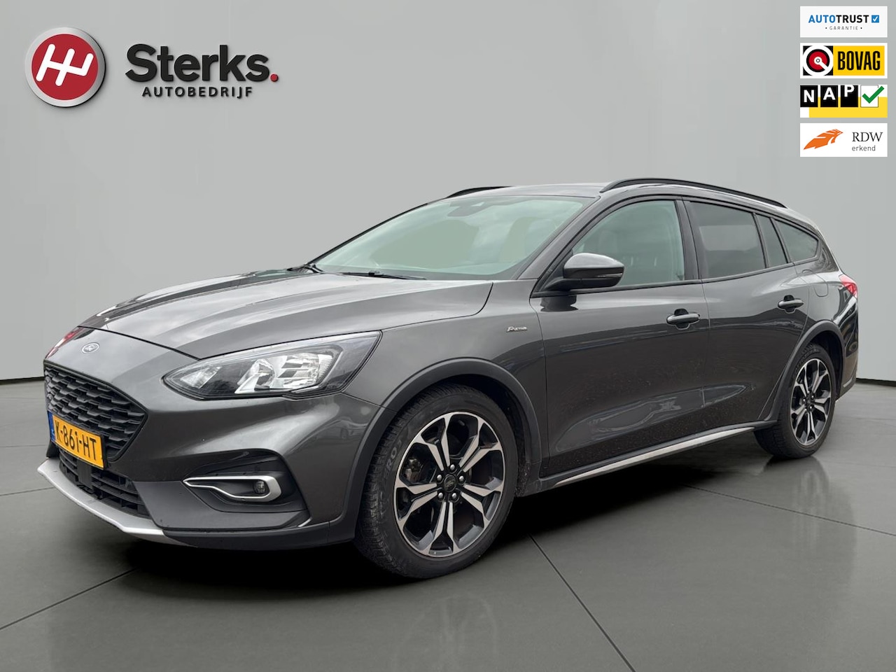 Ford Focus Wagon - 1.0 EcoBoost Hybrid Active X Business WINTER PAKKET PANORAMADAK - AutoWereld.nl