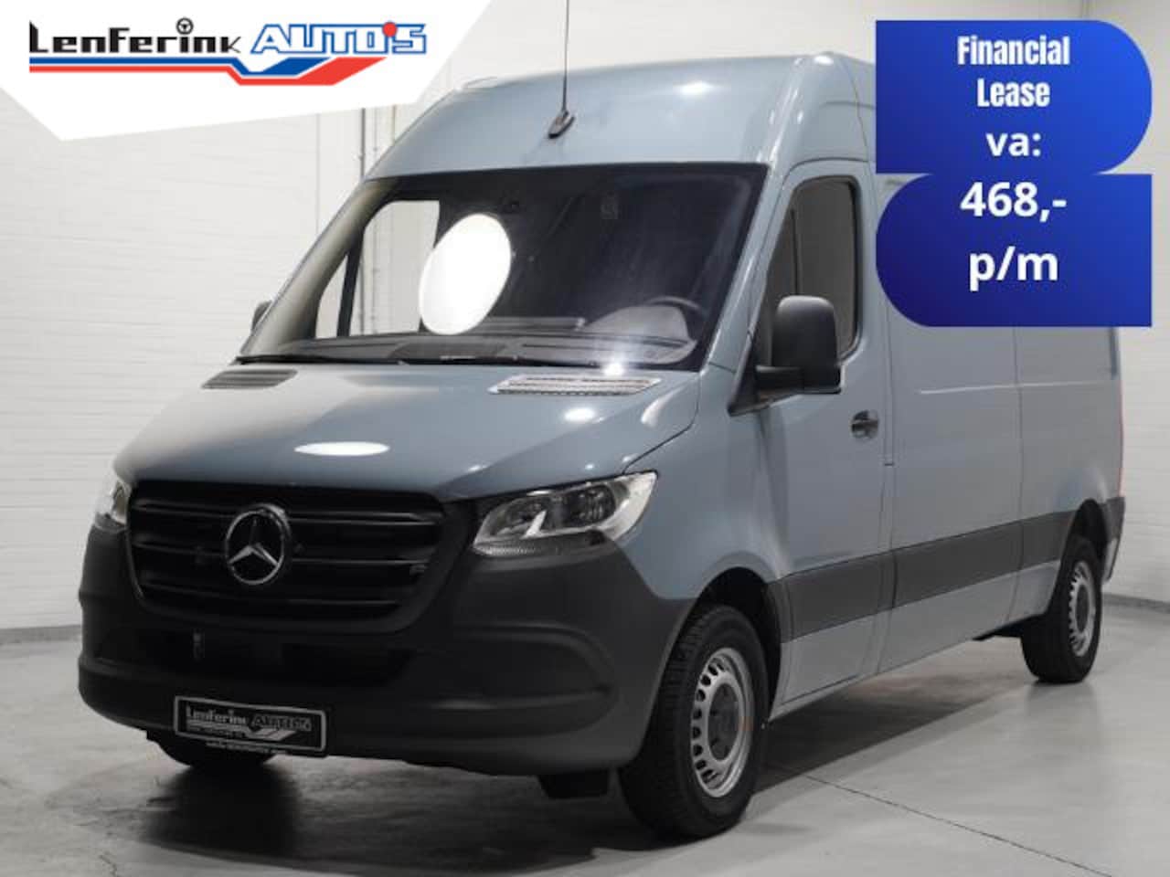 Mercedes-Benz Sprinter - 215 CDI 150 pk L2H2 Airco, BPM Vrij, Nieuw 2024 Nardogrey, Audiosysteem, 2-Zits, Elek. Pak - AutoWereld.nl