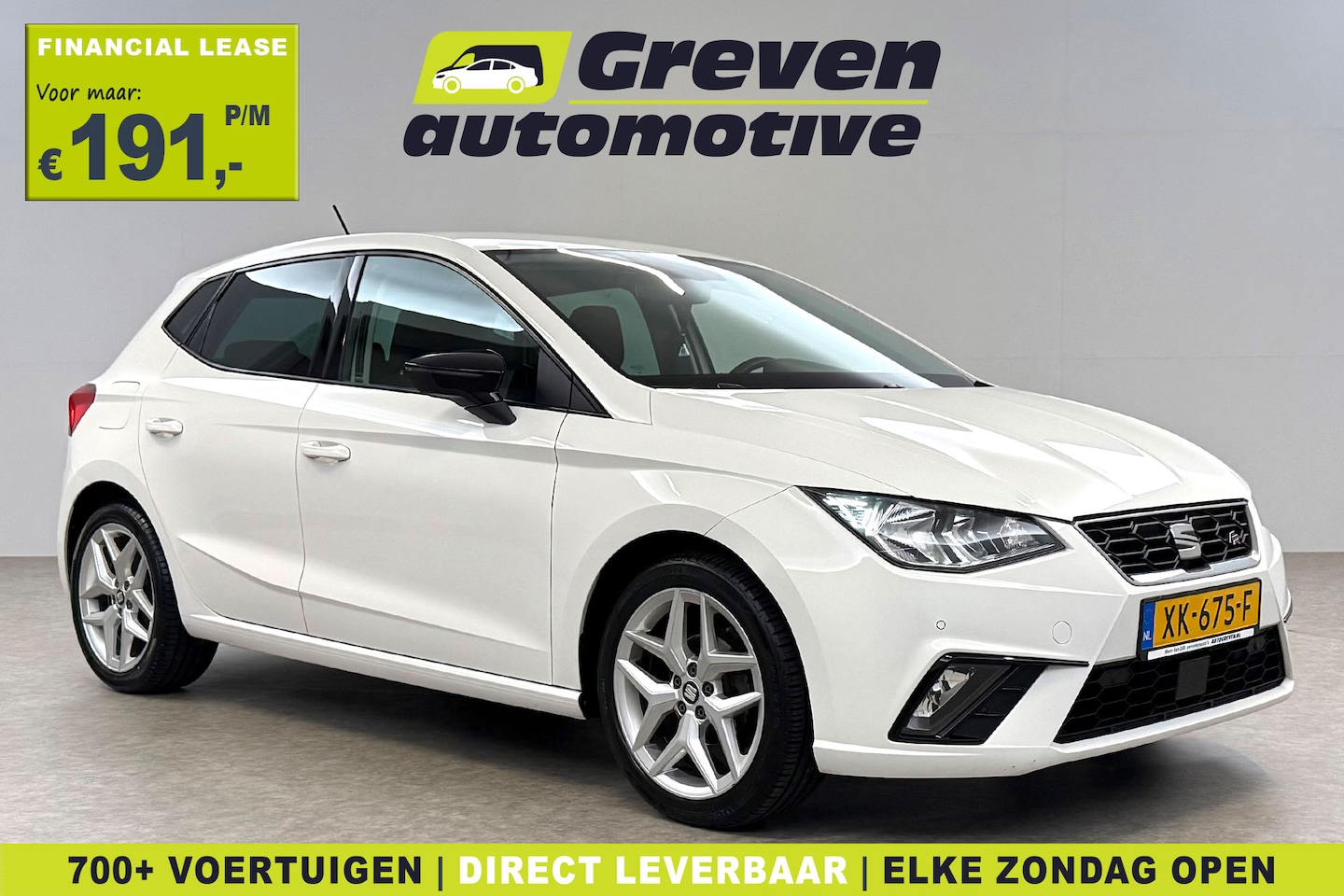 SEAT Ibiza - TSI FR Business Intense | Sfeer | Camera | Carplay | Cruise | Clima | Navigatie | NAP - AutoWereld.nl