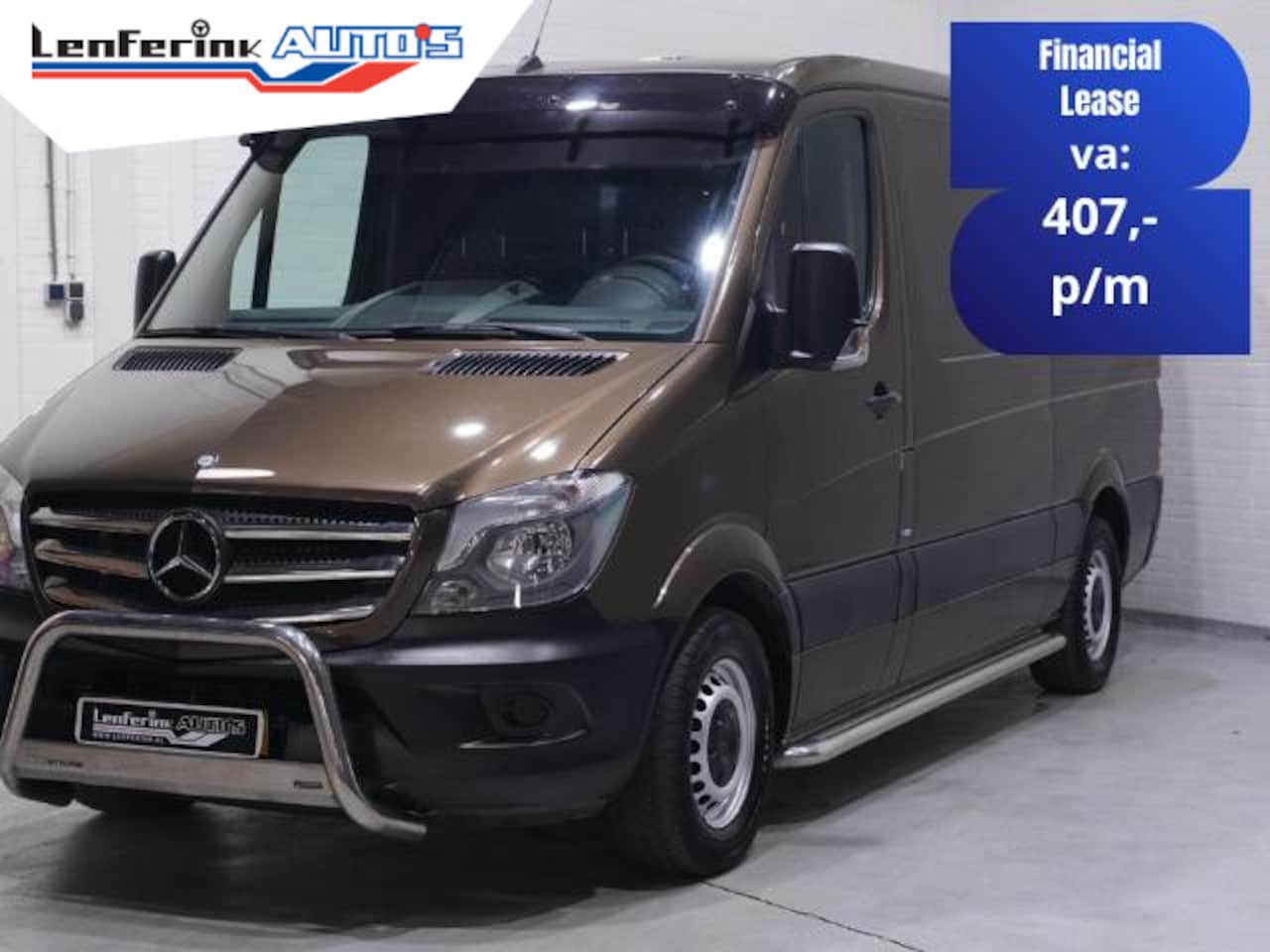 Mercedes-Benz Sprinter - 319 3.0 V6 190 pk L2H1 Navi, Camera, Trekhaak 2800 kg, Airco, Cruise Control, 3-Zits - AutoWereld.nl