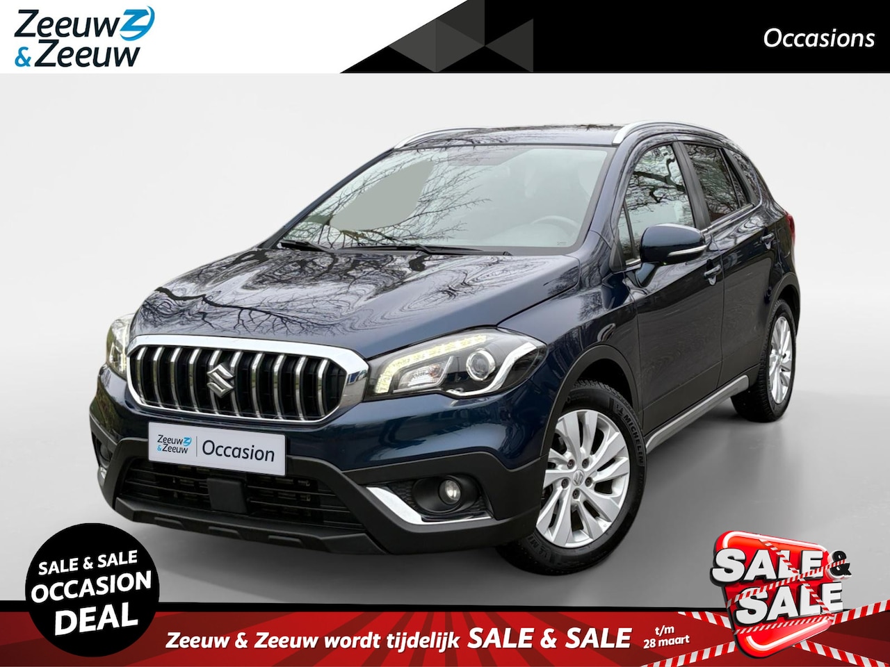 Suzuki S-Cross - 1.4 Boosterjet Exclusive | Camera | Navigatie | Stoelverwarming | Climate Control - AutoWereld.nl