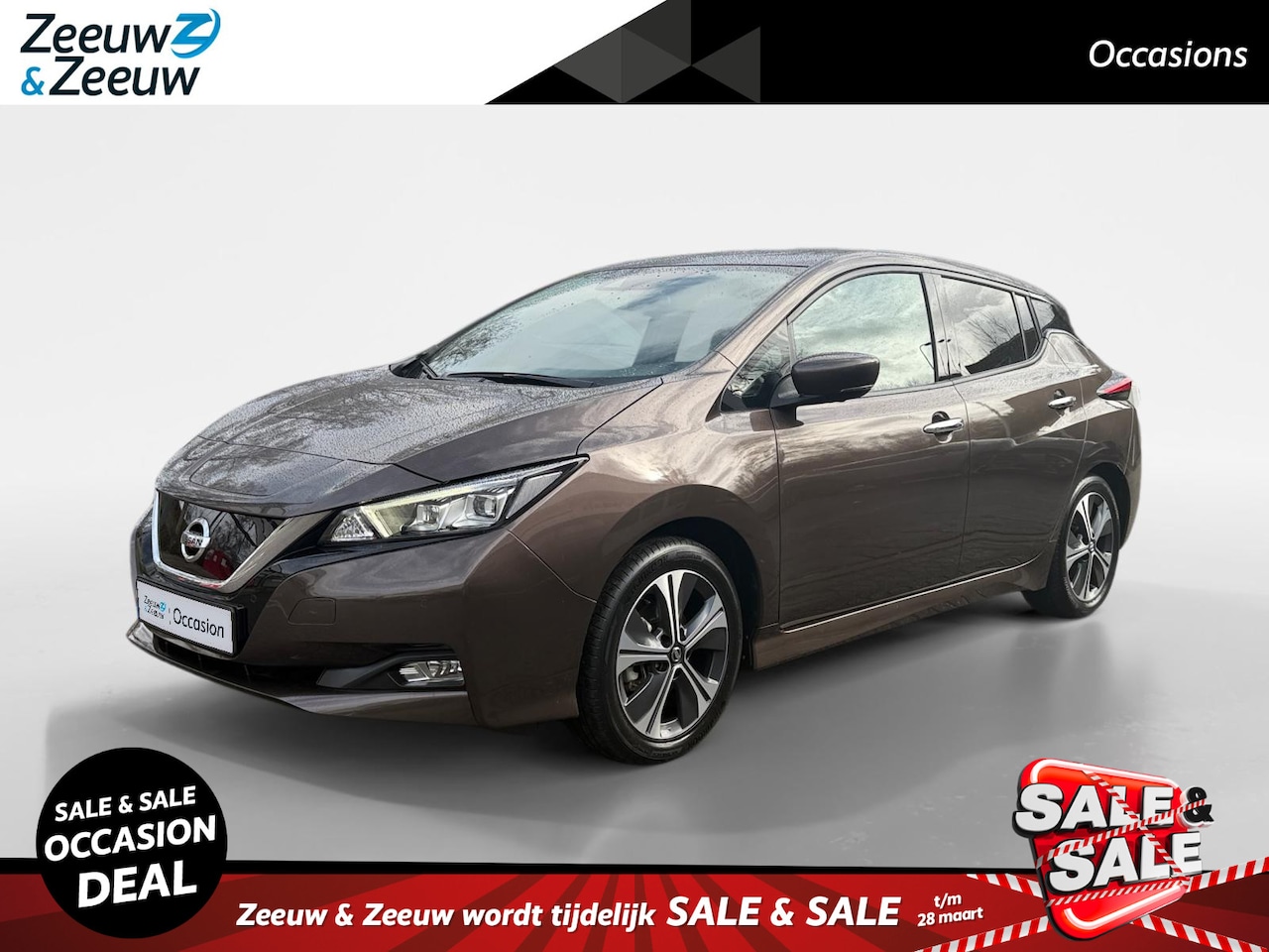 Nissan LEAF - Tekna 40 kWh | Trekhaak | Rondom camera | Stoel verwarming | Navigatie | Telefoon | - AutoWereld.nl