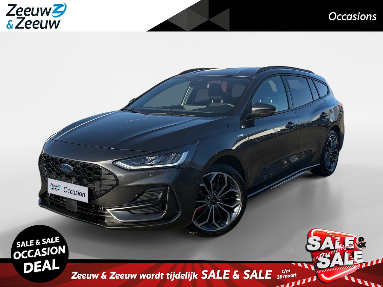 Ford Focus Wagon - 1.0 EcoBoost Hybrid ST Line X |B&O speakers| Winterpack| NL auto| 12 maanden Bovag garanti - AutoWereld.nl