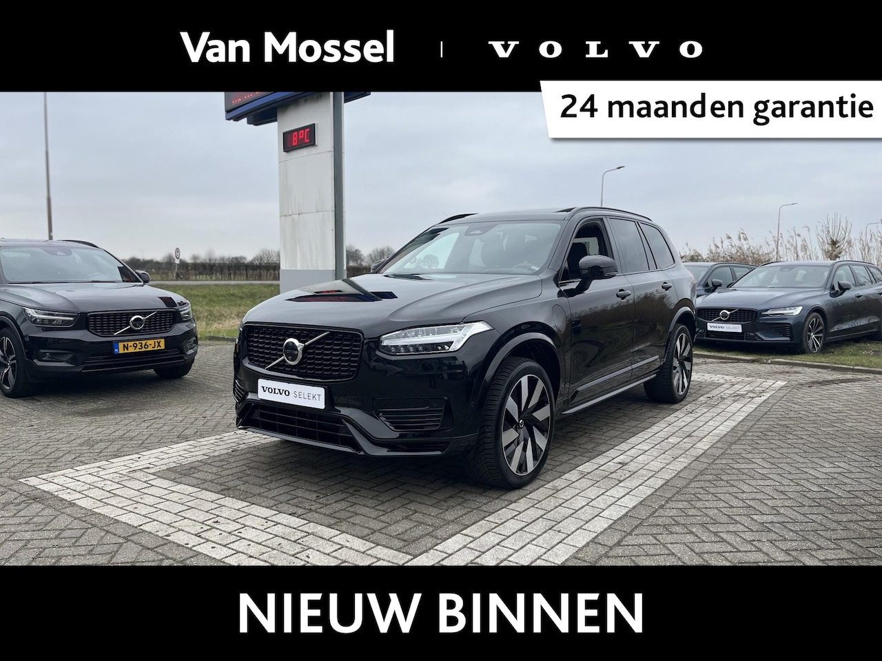Volvo XC90 - Ultra Dark | Geventileerd Leer | Head Up Display | 360 Graden Camera | Getinte Ramen | - AutoWereld.nl