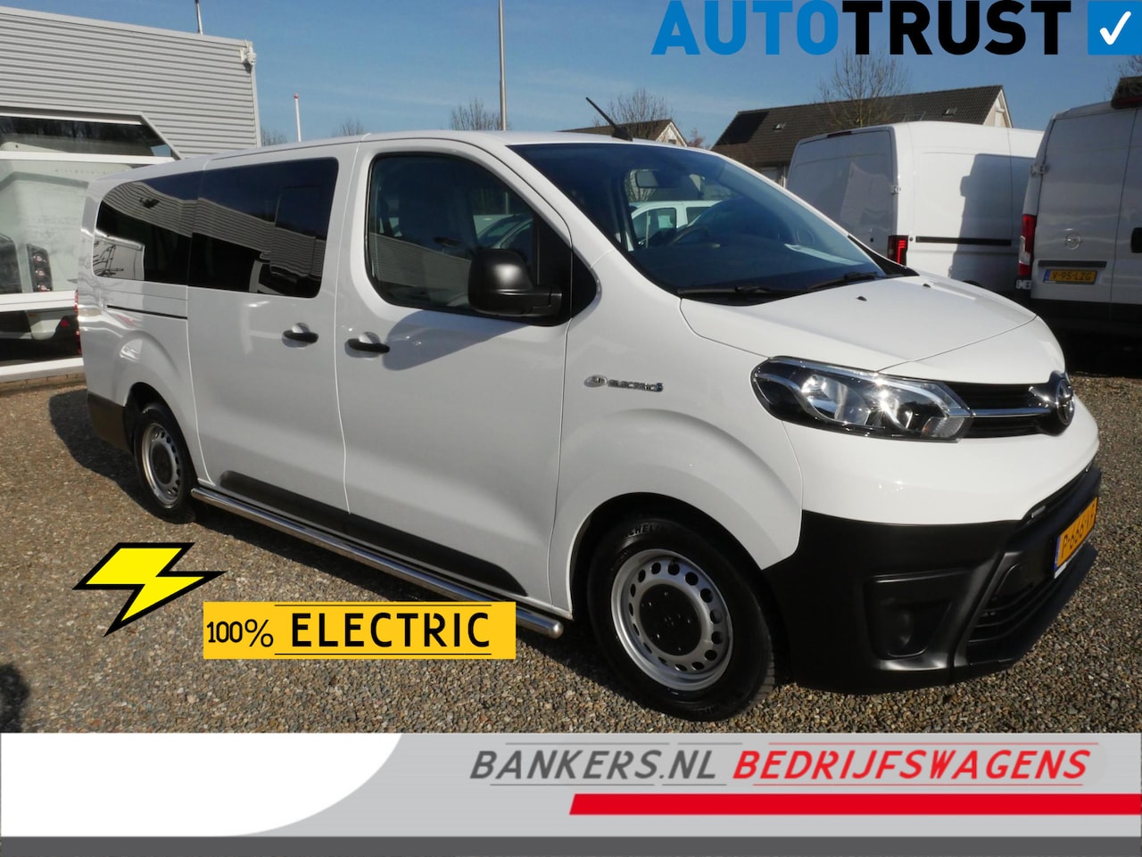 Toyota ProAce Electric Shuttle - Medium Extra Range Cool 75 kWh, Airco, Cruise control, 8 Persoons - AutoWereld.nl