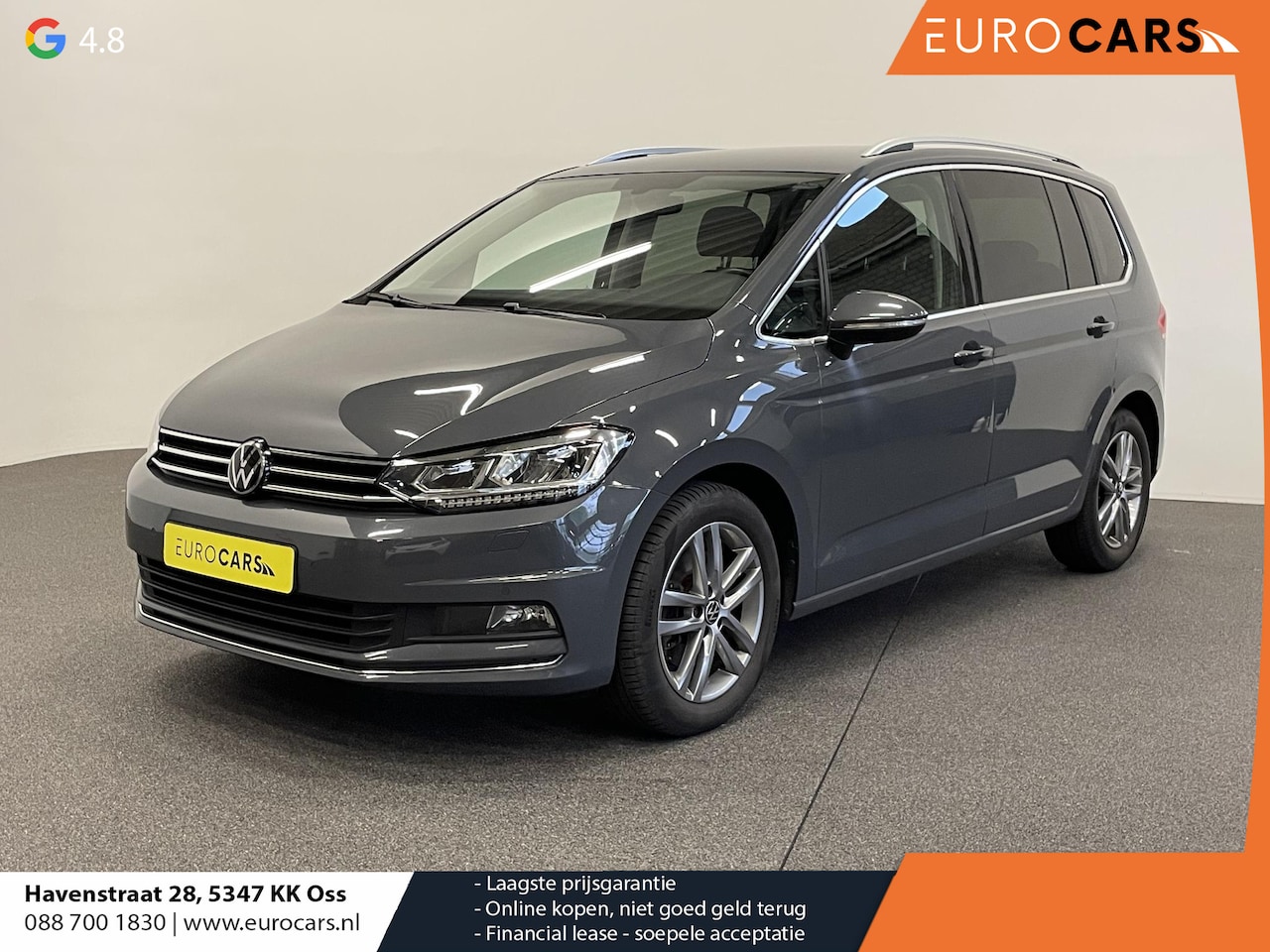 Volkswagen Touran - 1.5 TSI DSG Highline | Navigatie | Parkeersensoren | Cruise Control | Blind Spot Assist | - AutoWereld.nl