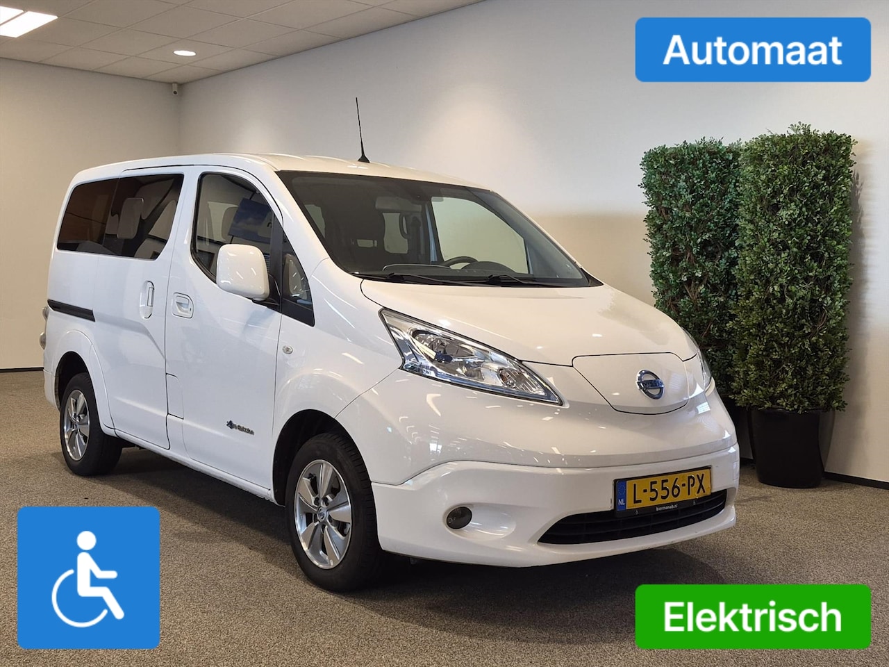 Nissan NV200 - Evalia Elektrisch Rolstoelauto Automaat (40 kWh - 200 km WLTP) 150cm XXL ombouw 3+1 of 5+0 - AutoWereld.nl