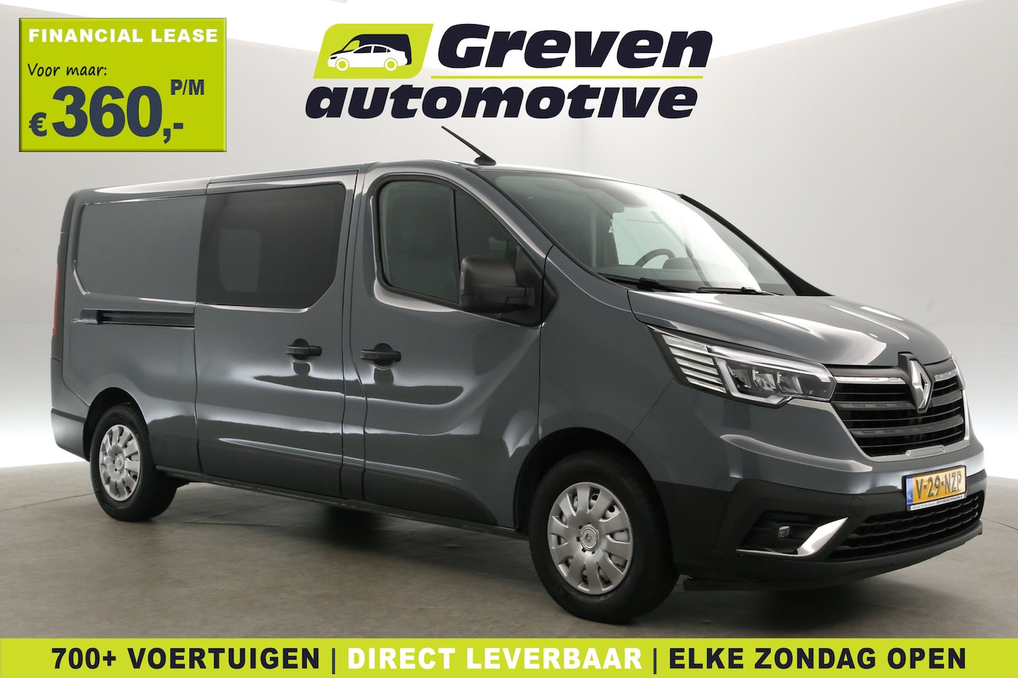 Renault Trafic - 2.0 dCi 150PK L2H1 | Aut. | Airco | Cruise | 3 Zits | Trekh. | Stoelverw. | Parkeersens. - AutoWereld.nl