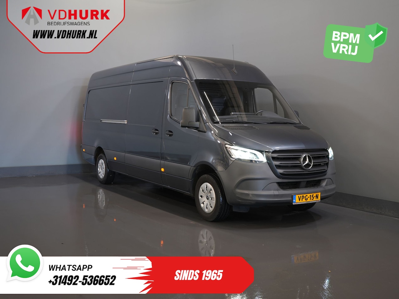 Mercedes-Benz Sprinter - 316 2.2 CDI L3H2 LED/ 10,25” MBUX/ Gev.Stoel/ Carplay/ Cruise/ Camera/ Navi/ Trekhaak/ Air - AutoWereld.nl