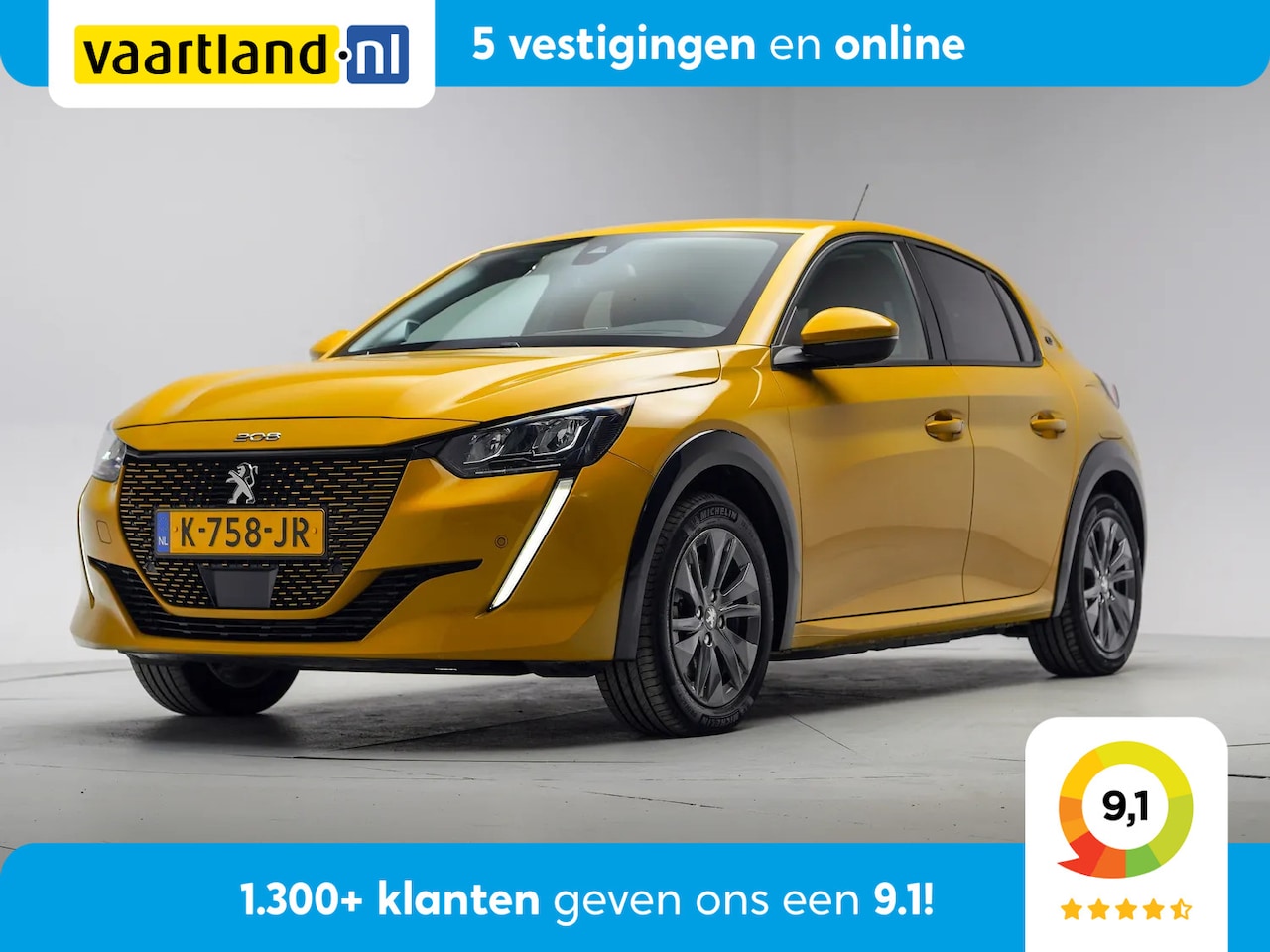 Peugeot e-208 - EV Allure 50kWh 3-fase [ LED Navi Camera ] - AutoWereld.nl