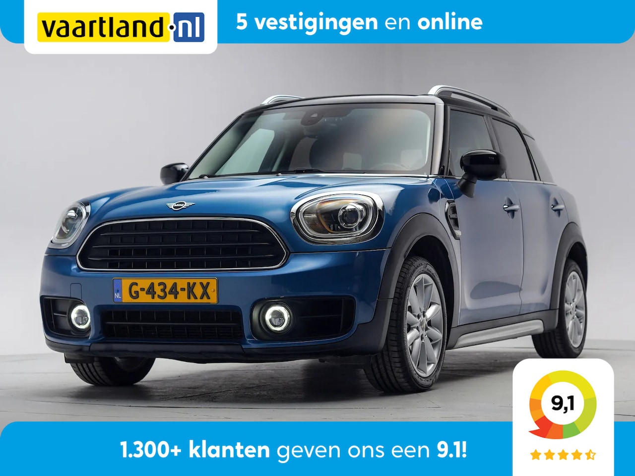 MINI Countryman - 1.5 Cooper Pepper Aut. [ LED Navi Leder Stoelverwarming ] - AutoWereld.nl