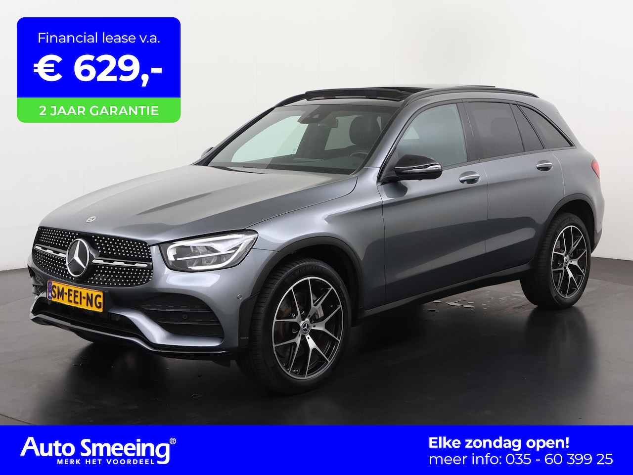 Mercedes-Benz GLC-klasse - 300e 4MATIC AMG Night | Panoramadak | 360 Camera | Stoelverwarming | Zondag Open! - AutoWereld.nl
