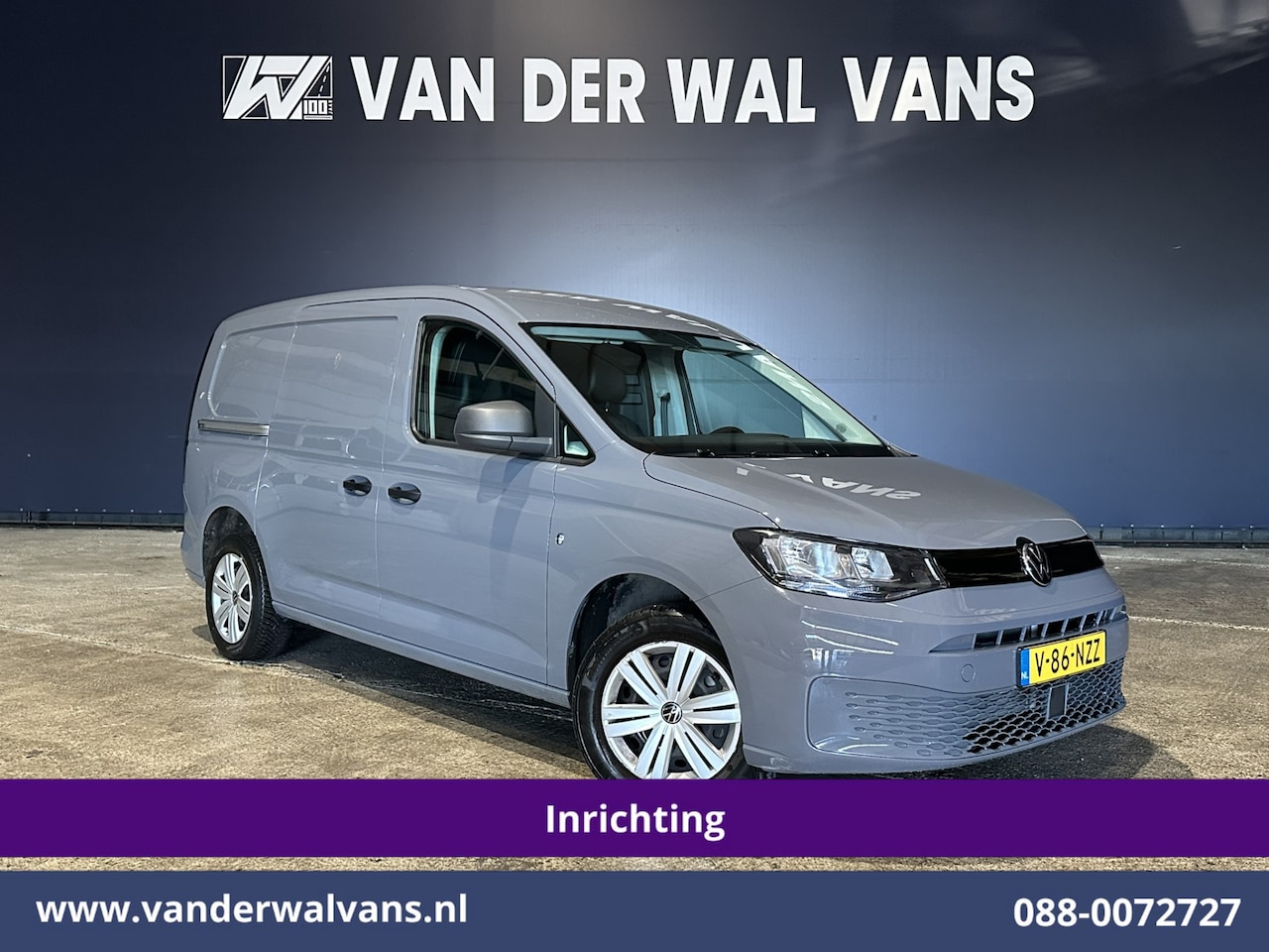 Volkswagen Caddy Cargo Maxi - 1.5 TSI 115pk Automaat Benzine motor L2H1 Fabrieksgarantie Euro6 Airco | Camera | Apple Ca - AutoWereld.nl