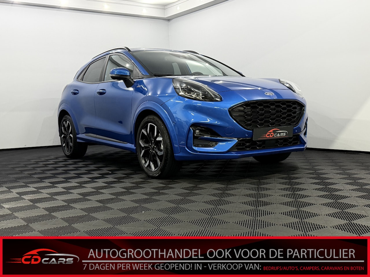 Ford Puma - 1.0 EcoBoost Hybrid ST-Line X Half leder, Camera, Navi, Keyless start, Cruise control, Vir - AutoWereld.nl