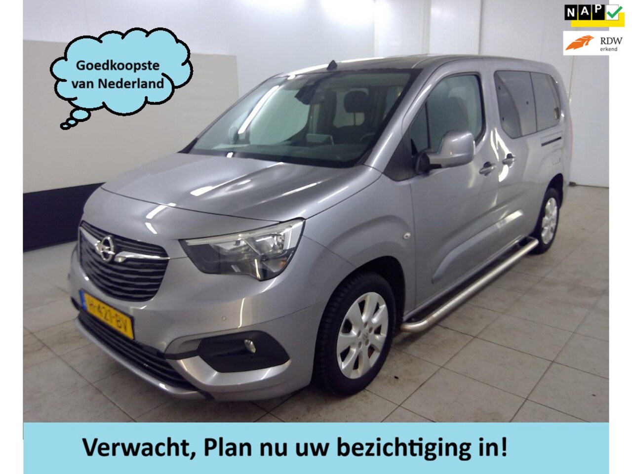 Opel Combo Tour - 1.2 Turbo L2H1 Edition |AIRCO|NAVI|RUIMTE|7P|GOEDKOOPSTE VAN NL | - AutoWereld.nl