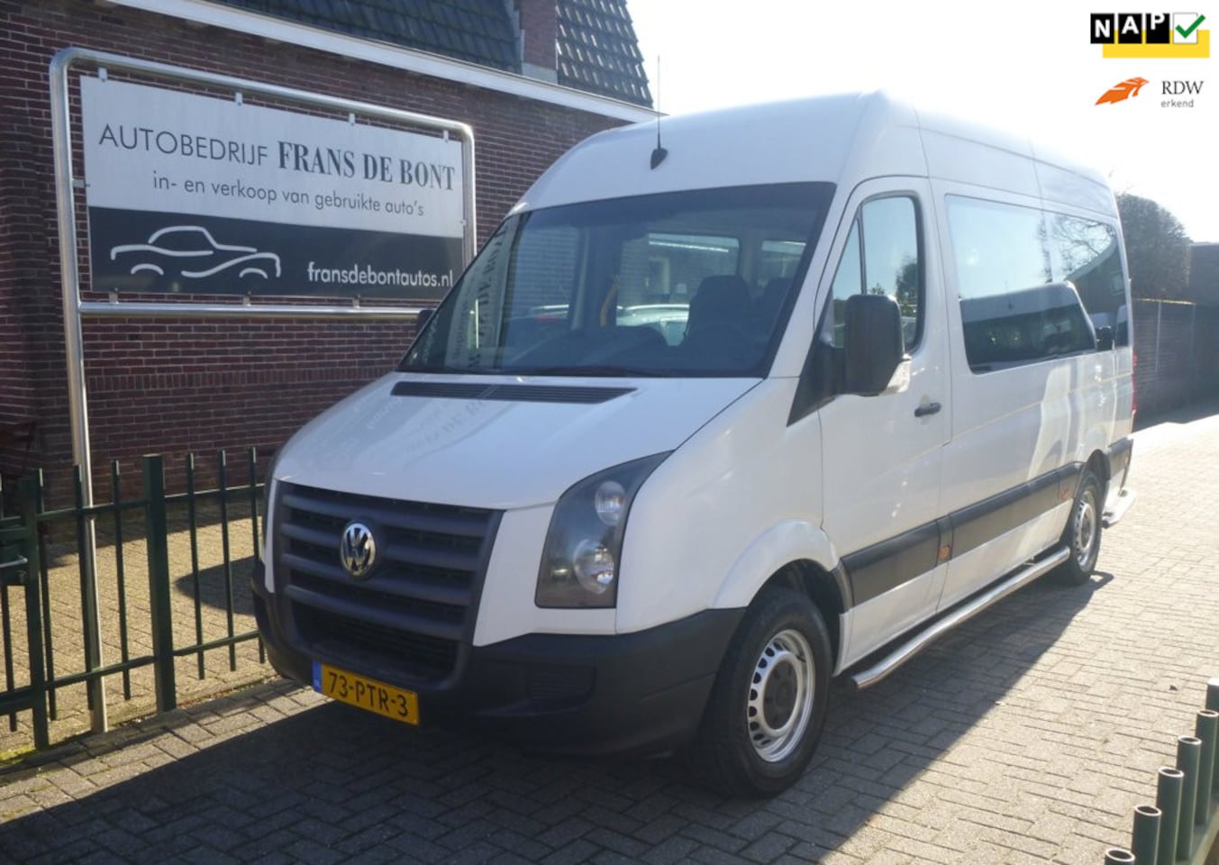 Volkswagen Crafter - 35 2.5 TDI L2H1 9 persoons airco € 5850 ex btw rolstoel - AutoWereld.nl