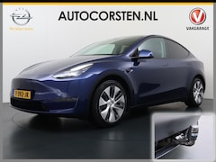 Tesla Model Y - Long Range AWD 514pk SOH 92% Trekhaak Warmtepomp Leder Panoramadak Matrix-LED Autopilot El
