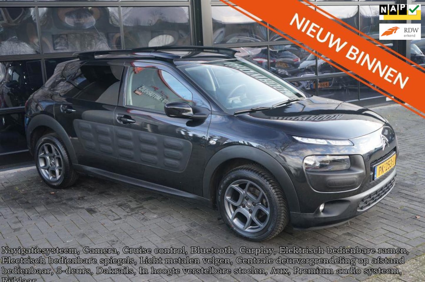 Citroën C4 Cactus - 1.2 THP Turbo, Shine, Navi, Clima, PDC, Camera, CC, Led - AutoWereld.nl