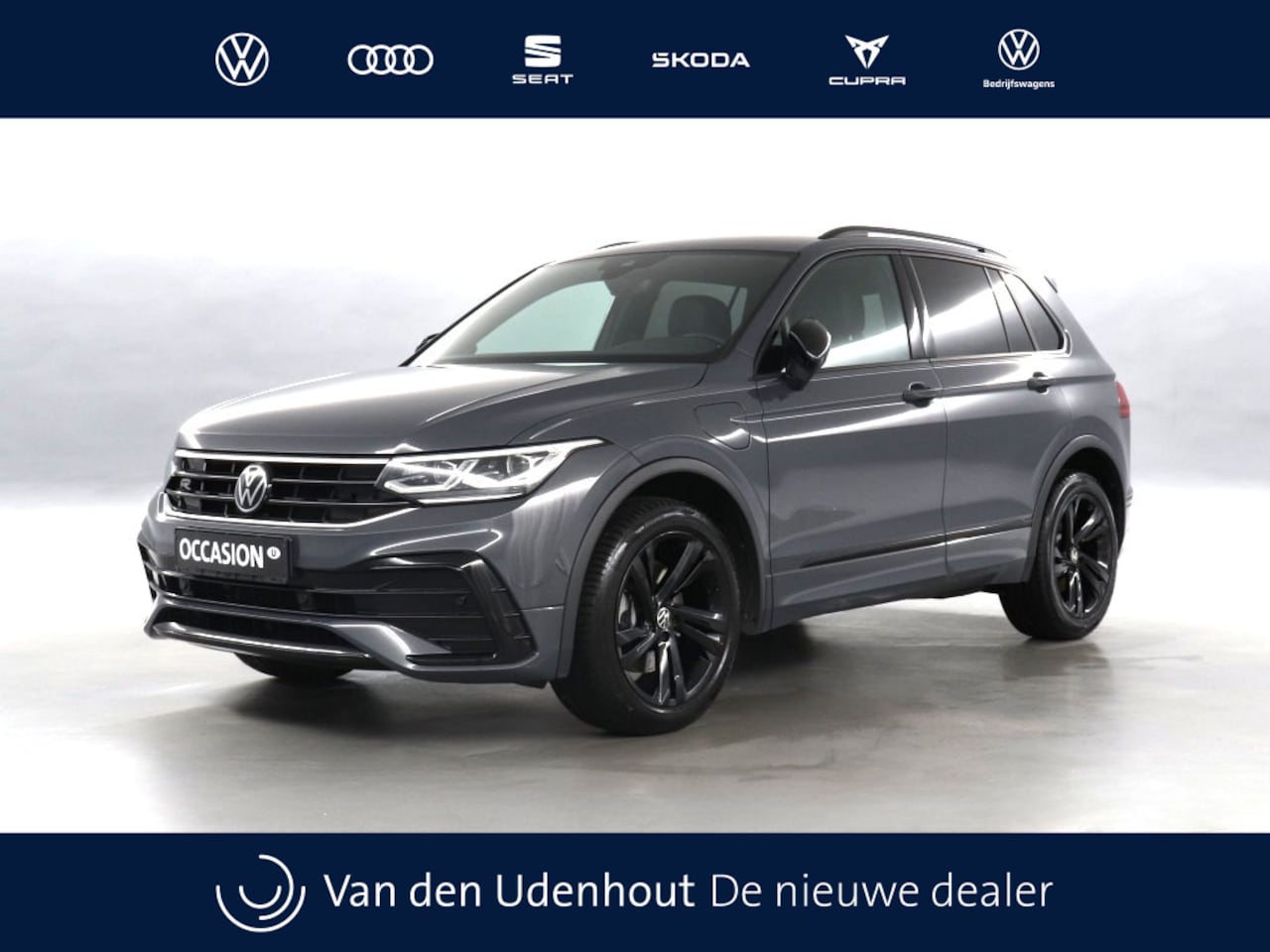 Volkswagen Tiguan - 1.4 TSI eHybrid 245pk PHEV R-Line Business / BlackStyle / Adaptive Cruise / Stoel+stuurver - AutoWereld.nl