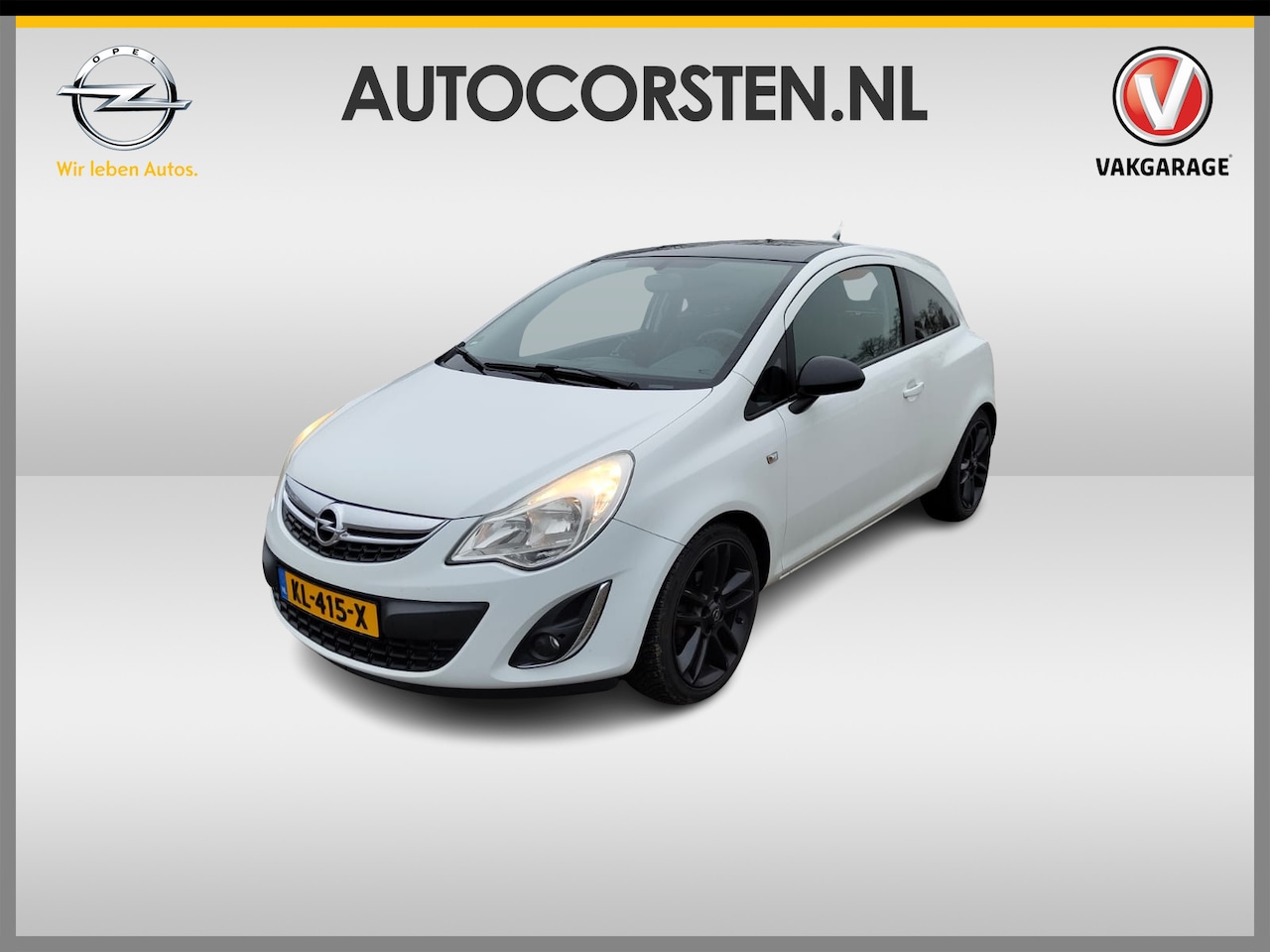 Opel Corsa - 1.4I-16V 90pk Black-Edition Airco Radio cd/mp3 Elek.Ramen/Spiegels Sport-Comfort Stoelen Z - AutoWereld.nl