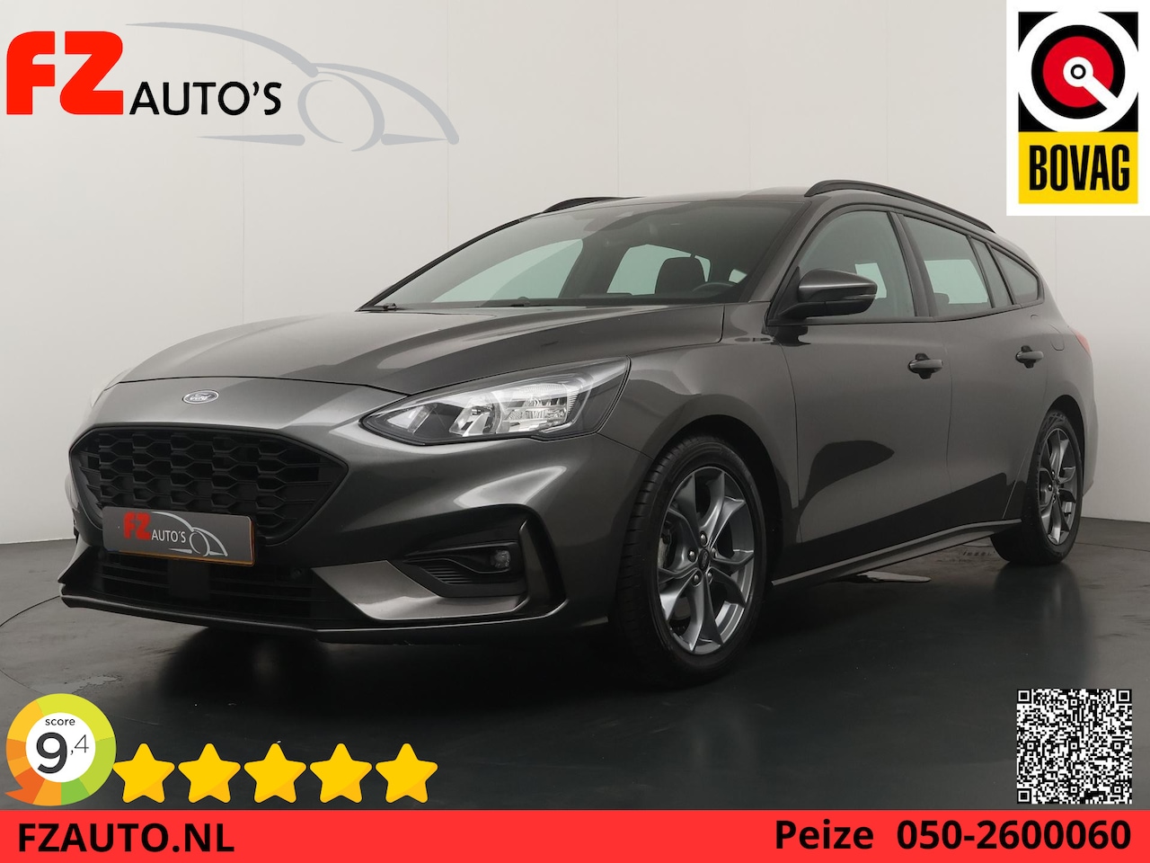 Ford Focus Wagon - 1.0 EcoBoost Hybrid ST Line Business - Navigatie - Climate Controle - Keyless entry - AutoWereld.nl