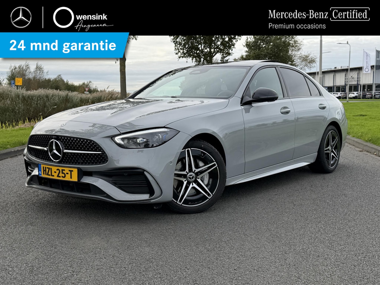 Mercedes-Benz C-klasse - 180 Business Solution AMG | Panoramadak | Sportstoelen | Digital Light | 360 Camera | DAB - AutoWereld.nl