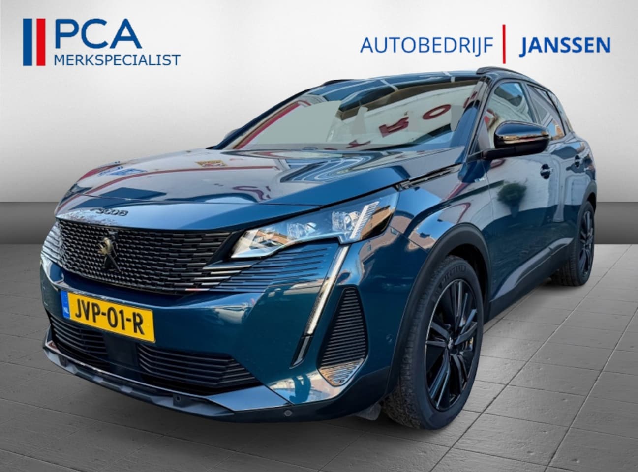 Peugeot 3008 - 1.6 HYbrid 225 GT Pano, Black Pack, Trekhaak - AutoWereld.nl