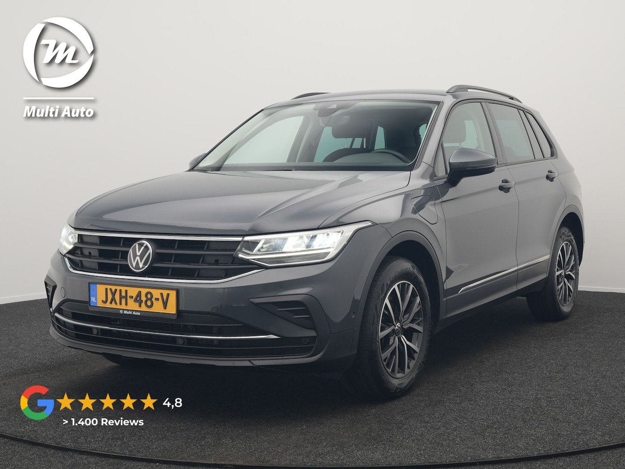 Volkswagen Tiguan - 1.4 TSI Elegance Plug In Hybrid 245pk Dealer O.H PHEV | Trekhaak af Fabriek | Adaptive Cru - AutoWereld.nl