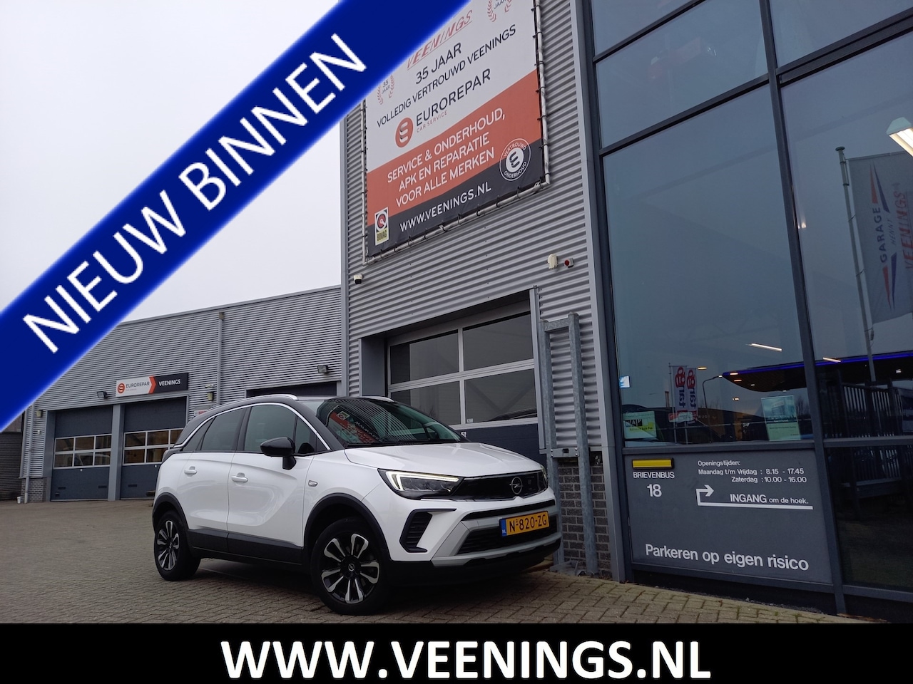 Opel Crossland - 1.2 Turbo Elegance - PANO - CAMERA - TREKHAAK - STOEL + STUUR VERWARMING - CARPLAY / ANDRO - AutoWereld.nl