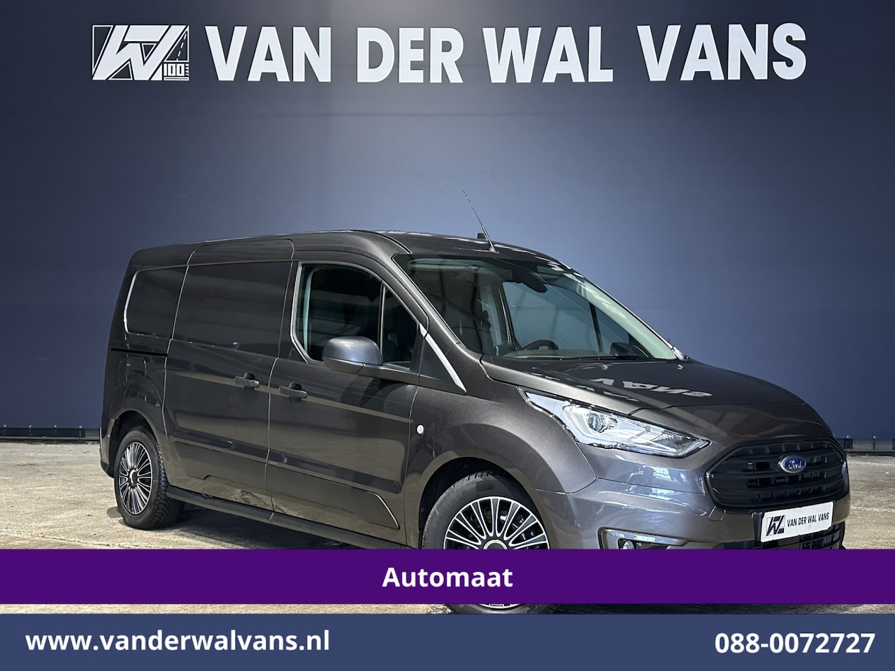 Ford Transit Connect - 1.5 EcoBlue 100pk Automaat L2H1 Euro6 Airco | 3-Zits | Camera | LED | Cruisecontrol Androi - AutoWereld.nl