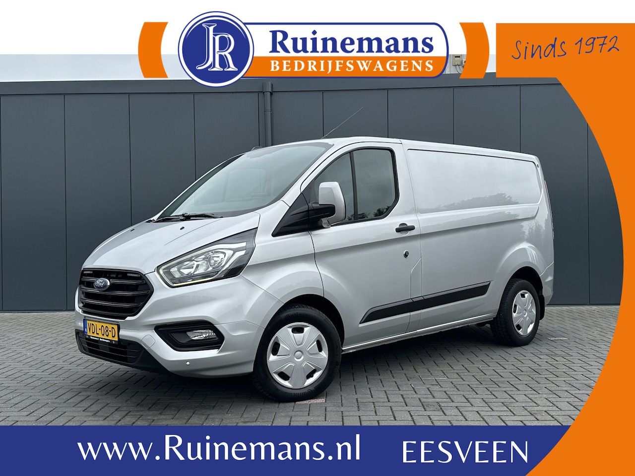 Ford Transit Custom - 300 2.0 TDCI 130 PK / L1H1 / 1e EIG. / ZEER NETJES !! / 80.809 KM !! / ACHTERKLEP / STOELV - AutoWereld.nl