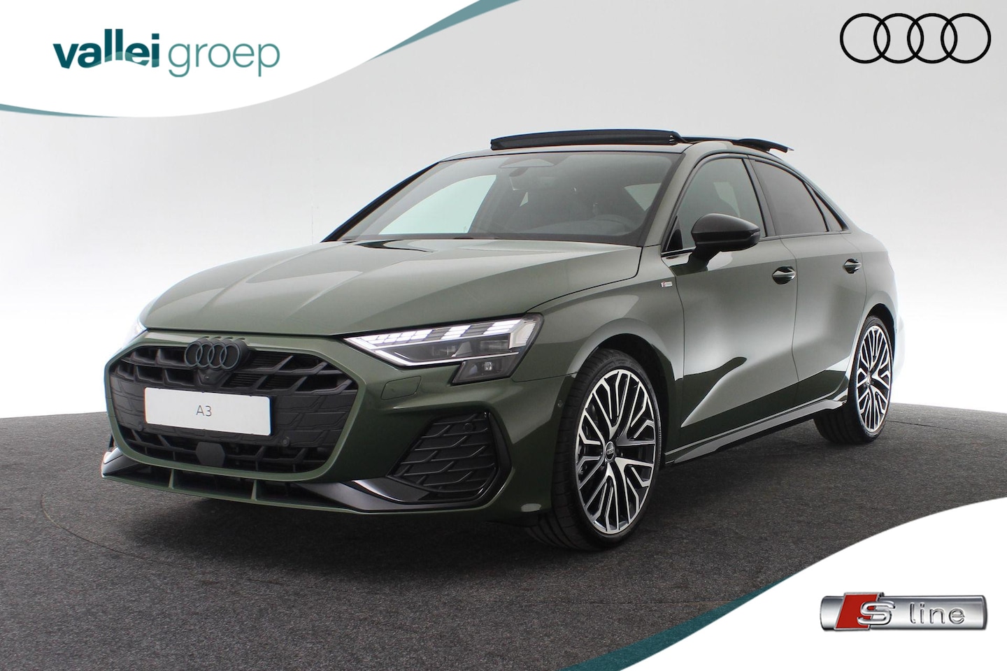 Audi A3 Limousine - S edition 35 TFSI 150 pk |  Sonos premium 3d | Omgevingscamera's | Stylingpakket carbon - AutoWereld.nl