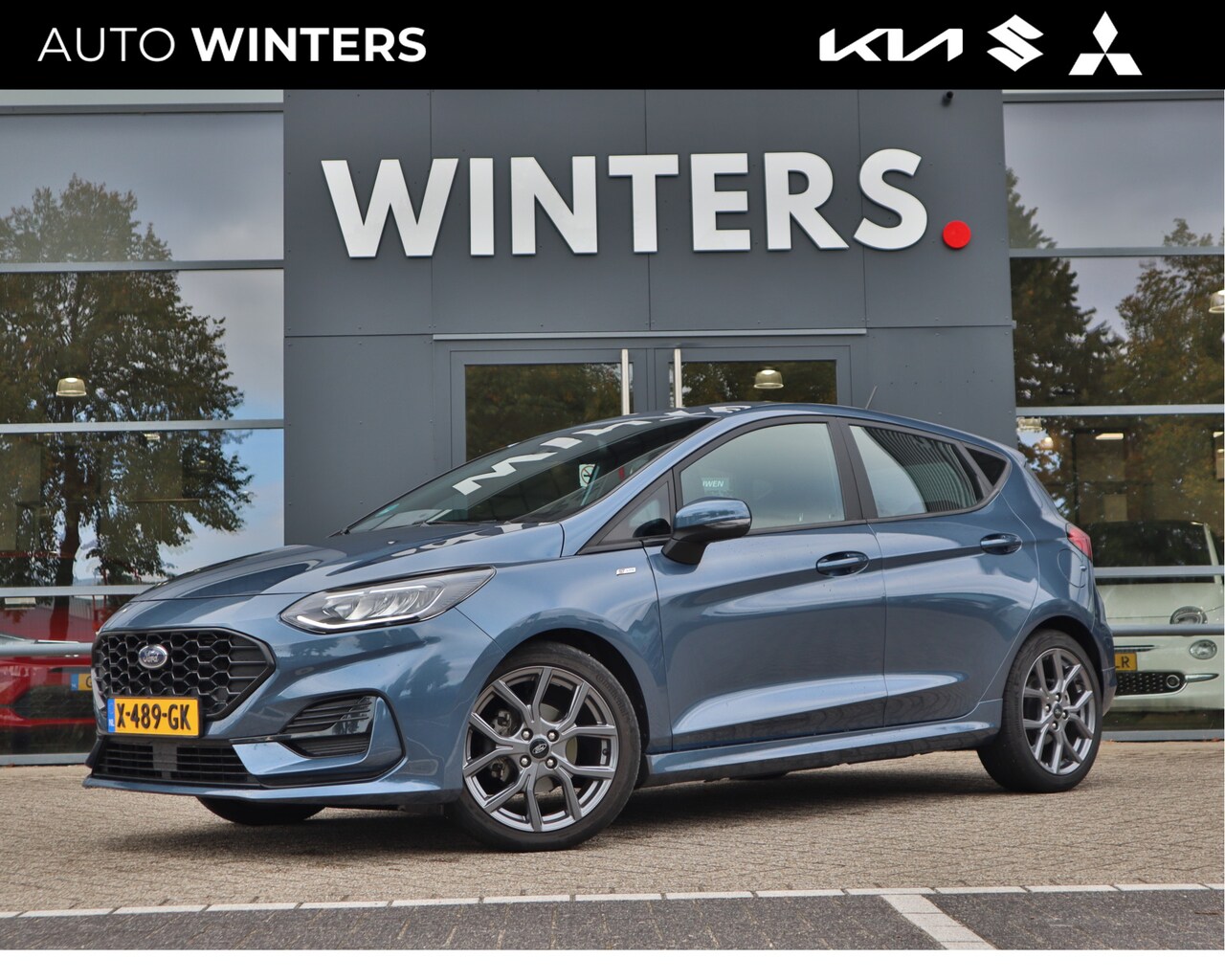 Ford Fiesta - 1.0 EcoBoost Hybrid ST-Line X | Automaat | Bluetooth | PDC | ECC-Airco | Stoelverwarming | - AutoWereld.nl