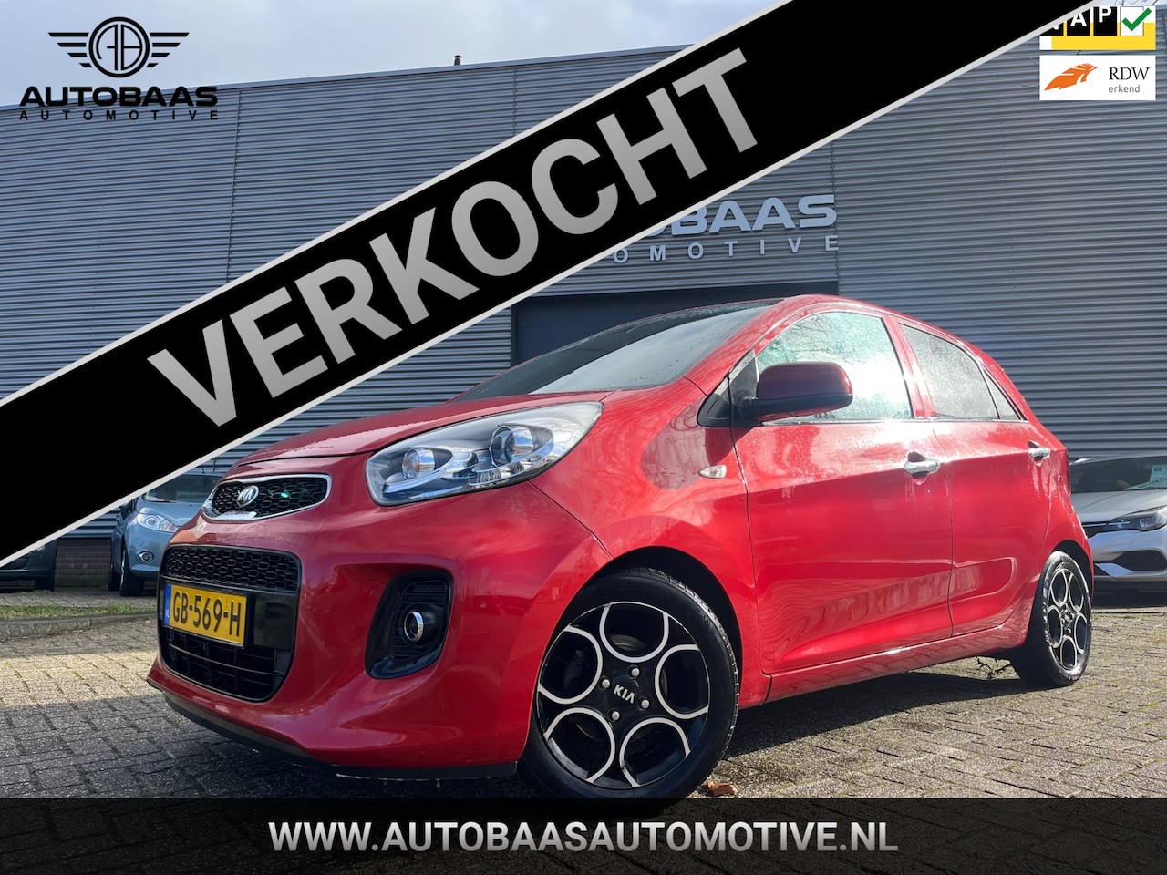 Kia Picanto - 1.0 CVVT First Edition NL-AUTO+NAP+CLIMATE CONTROL+CRUISECONTROL+LICHTMETALEN VELGEN+ - AutoWereld.nl