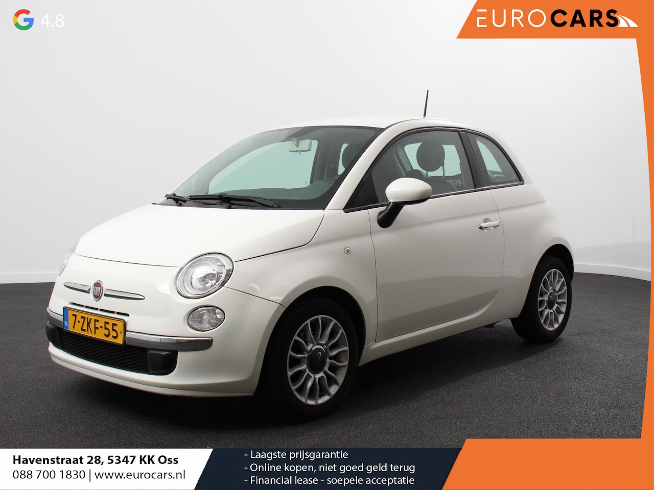 Fiat 500 - 1.0 TwinAir Pop Airco | Lichtmetalen velgen | Elektrische ramen | Radio - AutoWereld.nl