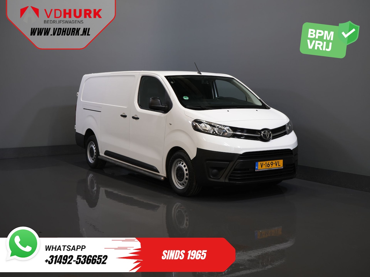 Toyota ProAce Worker - 1.6 L3 Cruise/ Airco/ Camera/ Trekhaak/ Sidebars - AutoWereld.nl