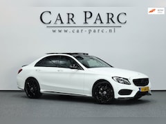 Mercedes-Benz C-klasse - 200 4MATIC AMG LED/SFEER/PANO/LEER+S.VERWARMING/19" LMV/CAM/CRUISE/ECC/12 MND GARANTIE
