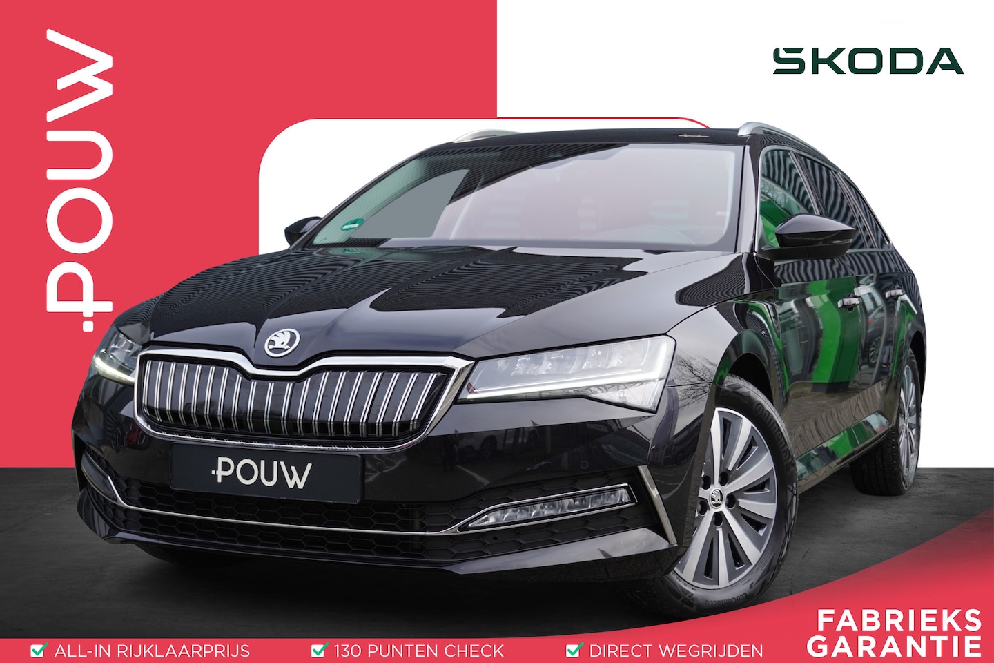 Skoda Superb Combi - 1.4 TSI 218pk PHEV iV Business Edition | Trekhaak | Stoelverwarming | Adaptive Cruise Cont - AutoWereld.nl