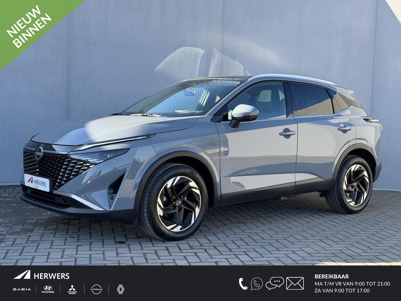 Nissan Qashqai - 1.3 MHEV Xtronic N-Connecta Automaat / Panorama dak / Fabrieksgarantie tot 03-2028 / Facel - AutoWereld.nl