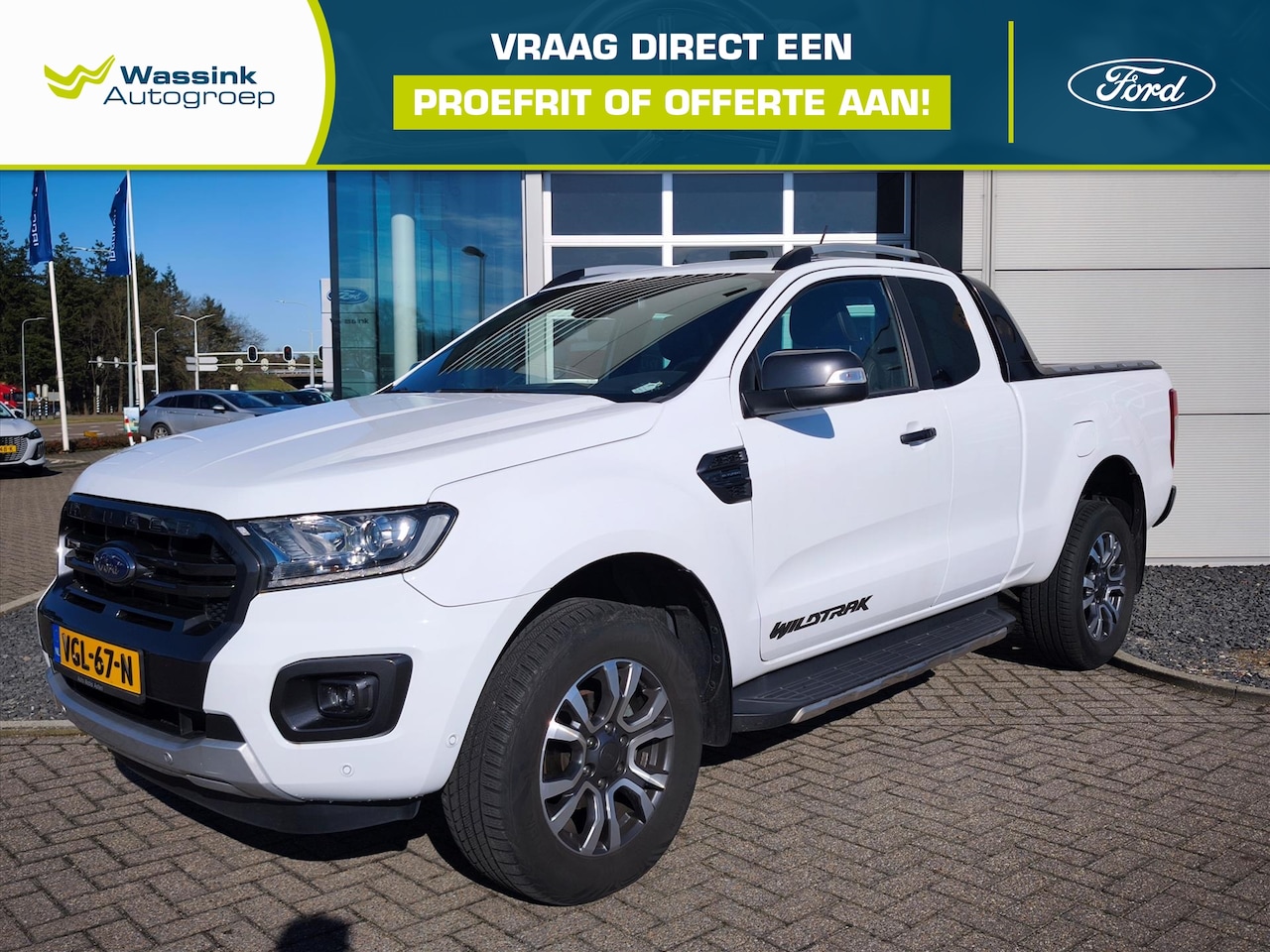 Ford Ranger - 2.0 EcoBlue Automaat Wildtrak I Navigatie I Camera | Adaptive | Trekhaak (3500kg) | 36.000 - AutoWereld.nl