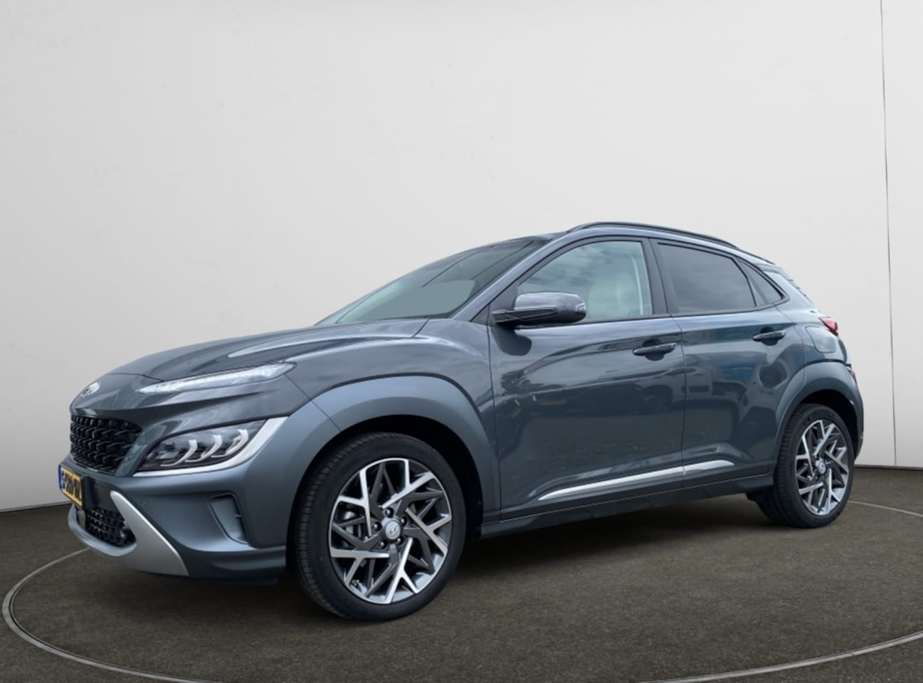 Hyundai Kona - 1.6 GDI HEV Premium | Wit Leder. - AutoWereld.nl