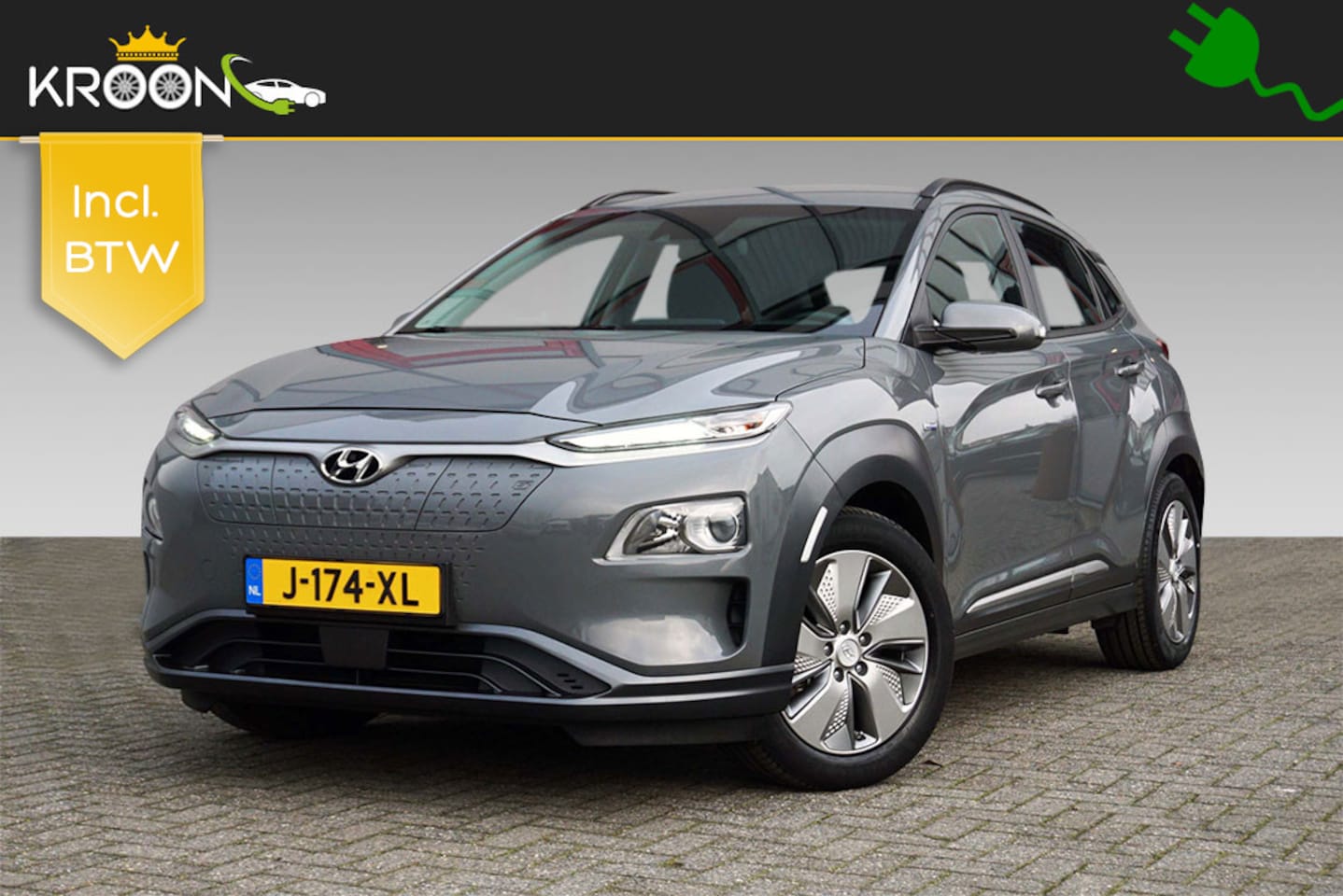 Hyundai Kona Electric - EV Comfort Smart 39kWh SOH 96% Trekhaak - AutoWereld.nl
