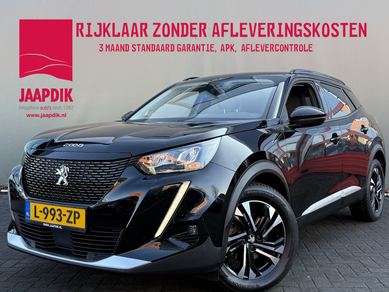 Peugeot e-2008 - BWJ 2021 EV Blue Lease 136 PK Allure 50 kWh FULL LED | HALF LEDER | CARPLAY + ANDROID | NA - AutoWereld.nl