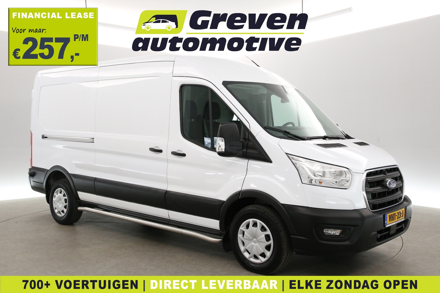 Ford Transit - 2.0 TDCI L3H2 | 2800kg Trekgew. | Airco | Cruise | 3 Zits | Trekh. | Parkeersens. - AutoWereld.nl