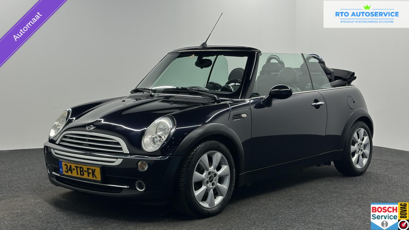 MINI Cabrio - 1.6 Cooper Chili AIRCO CRUISE LM LEDER/STOF. - AutoWereld.nl
