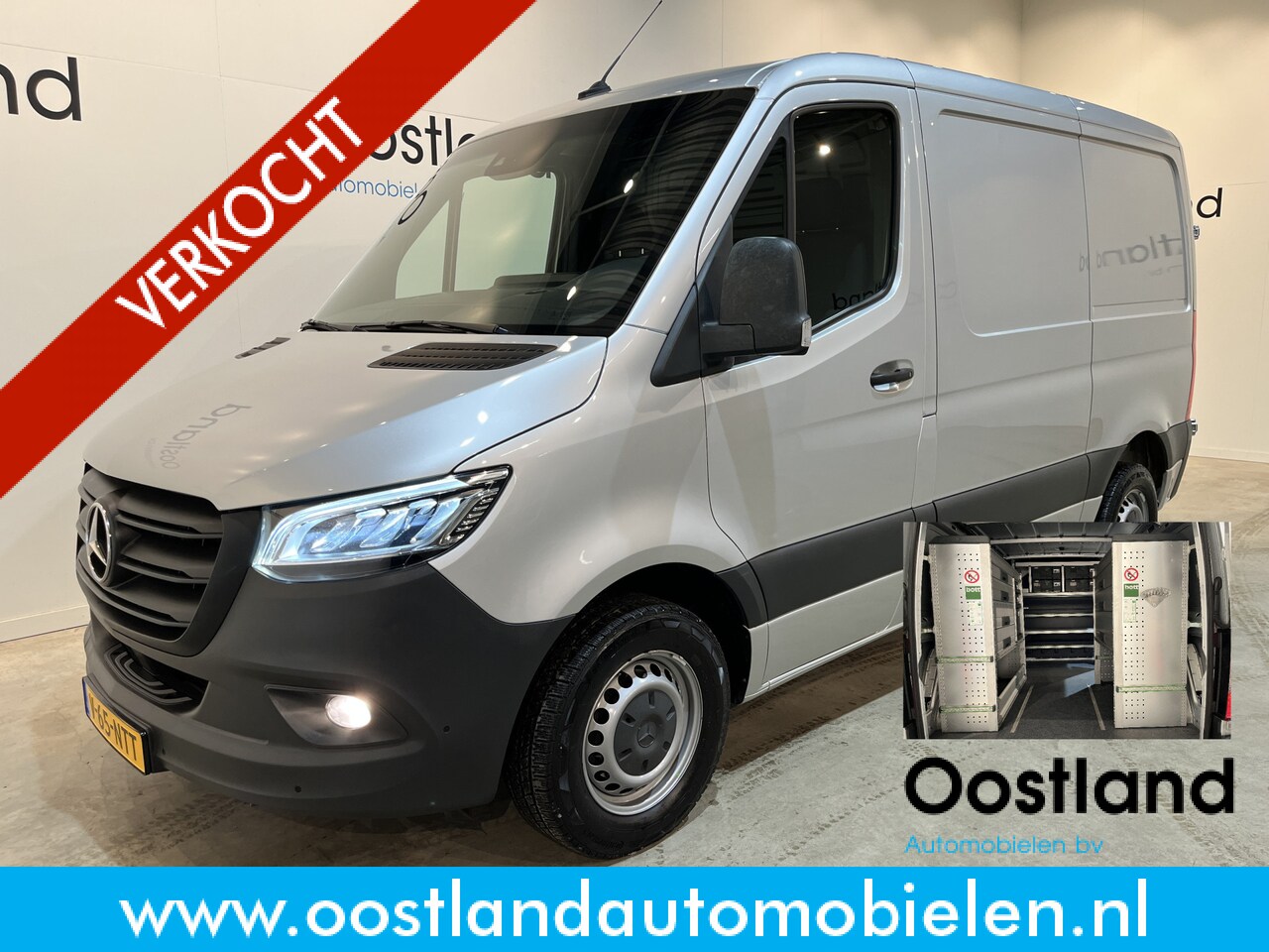 Mercedes-Benz Sprinter - 314 2.2 CDI L1H1 / Servicebus / Bott Inrichting / Euro 6 / LED / Airco / CarPlay / Cruise - AutoWereld.nl