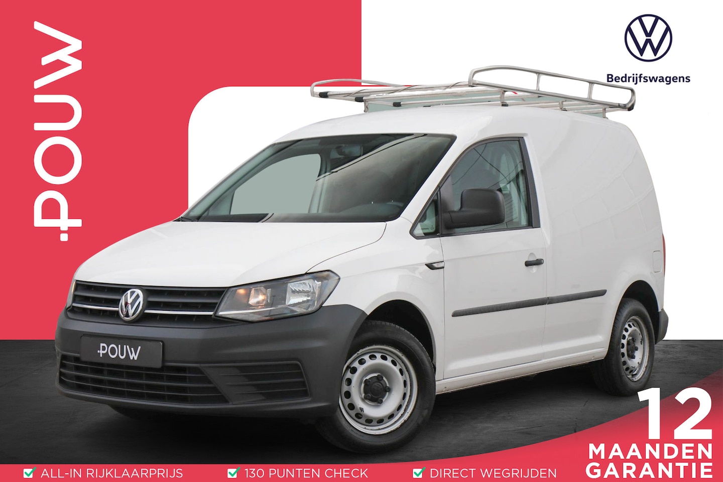 Volkswagen Caddy - 2.0 TDI 75pk L1H1 BMT Trendline | Cruise Control | Parkeersensoren Achter | Trekhaak | Air - AutoWereld.nl