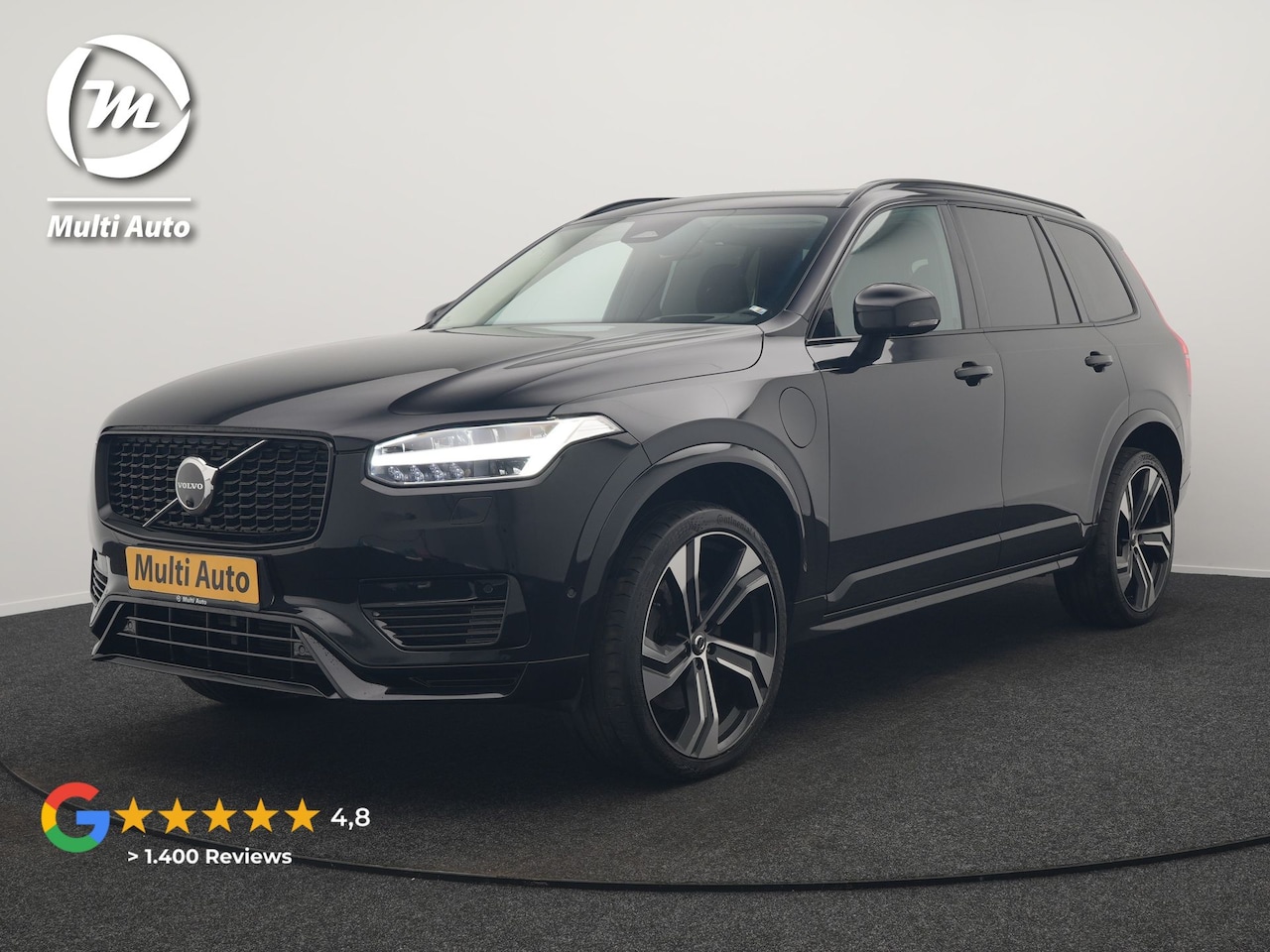 Volvo XC90 - T8 Recharge AWD Ultimate Dark Plug In Hybrid LONG RANGE 455pk 7 Persoons PHEV | Trekhaak a - AutoWereld.nl