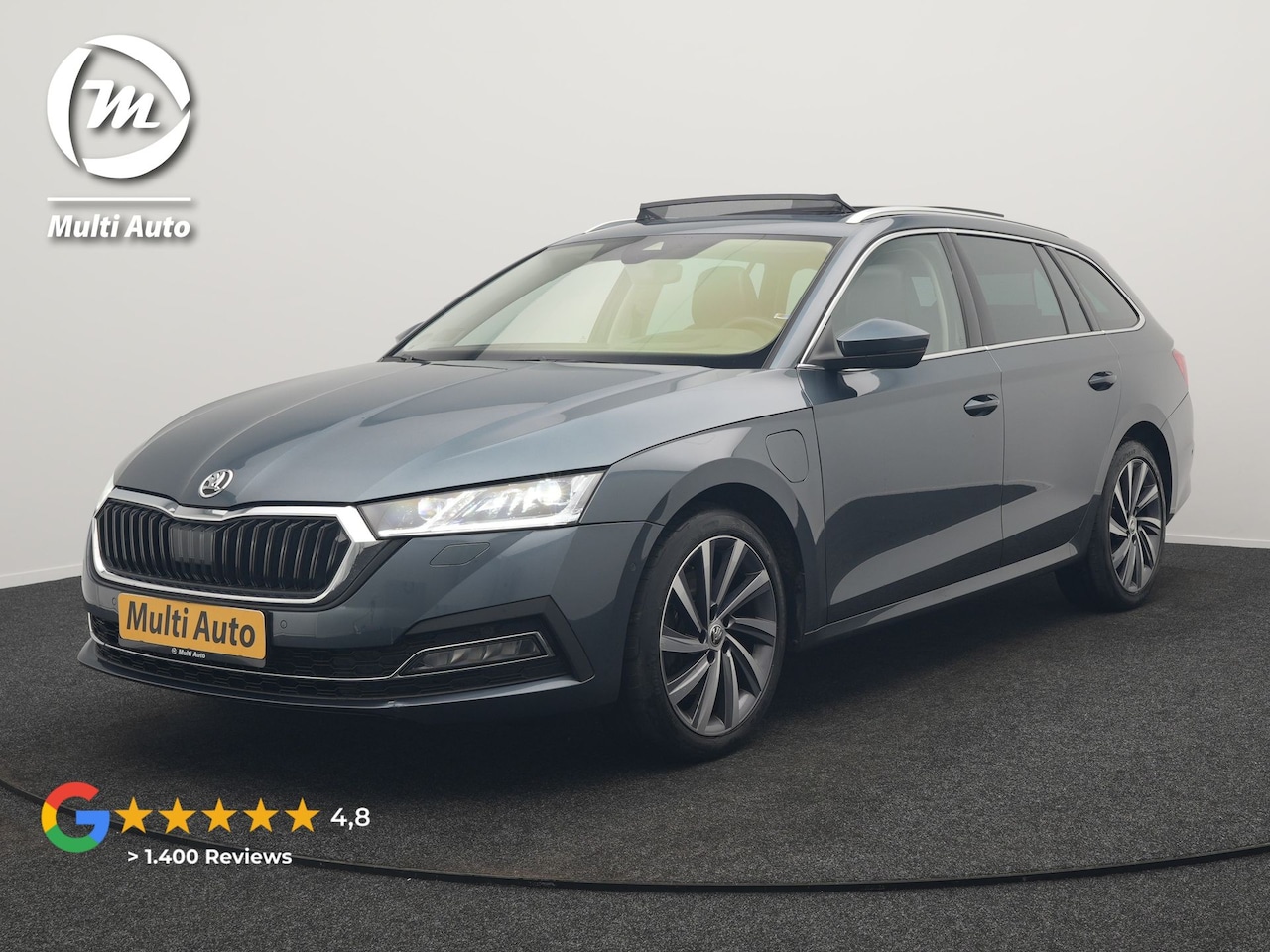 Skoda Octavia Combi - 1.4 TSI Sportline Business Plug In Hybrid 204pk Dealer O.H PHEV | Panodak | Adaptive Cruis - AutoWereld.nl