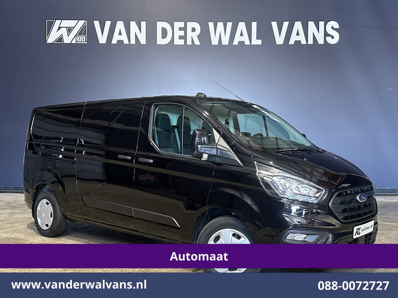 Ford Transit Custom - 2.0 TDCI 131pk Automaat L2H1 Euro6 Airco | LED | Apple Carplay | Cruisecontrol Android Aut - AutoWereld.nl